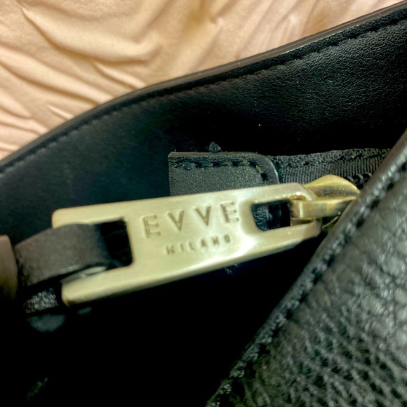EVVE New York Milano Black Shoulder bag, Messenger Crossbody bag - Picture 5 of 10